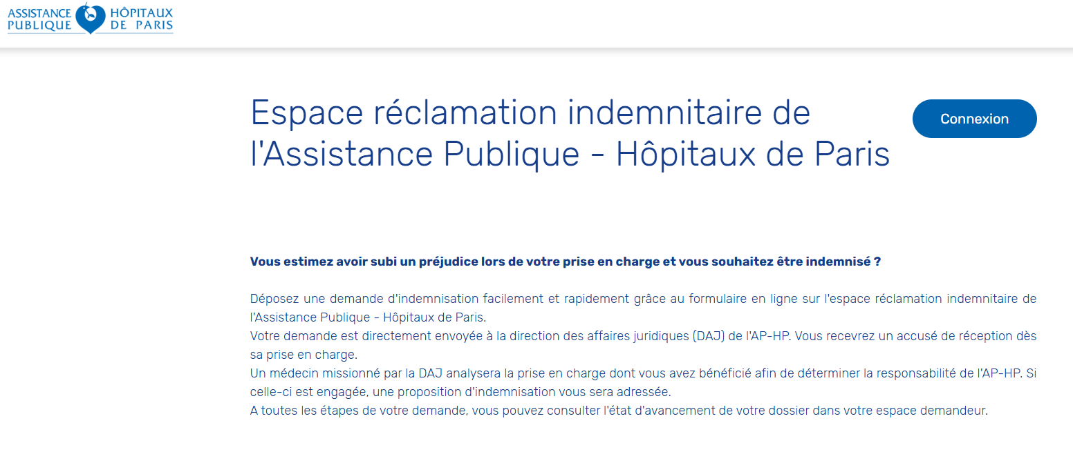 accueil espace reclamation indemnitaire