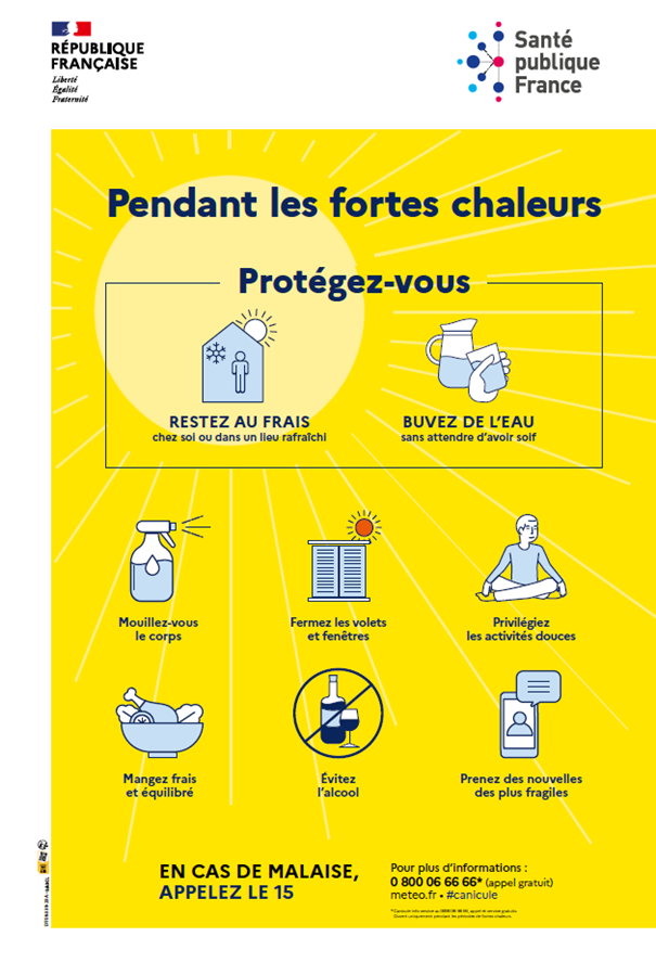 Infographie canicule