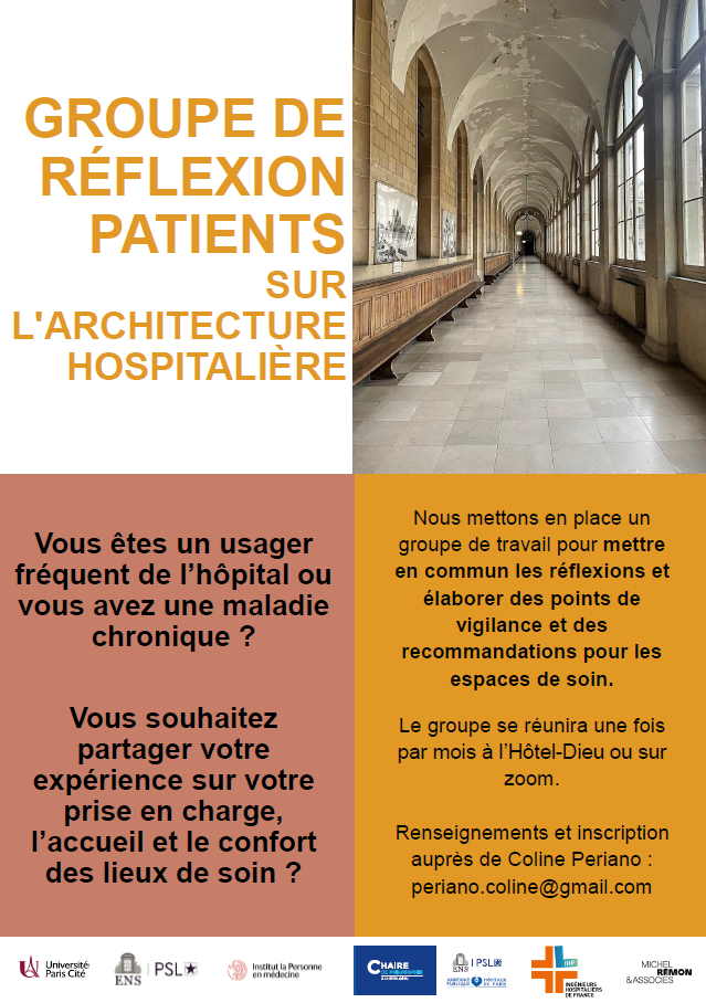 Groupe de réflexion patients sur l'architecture hospitalière