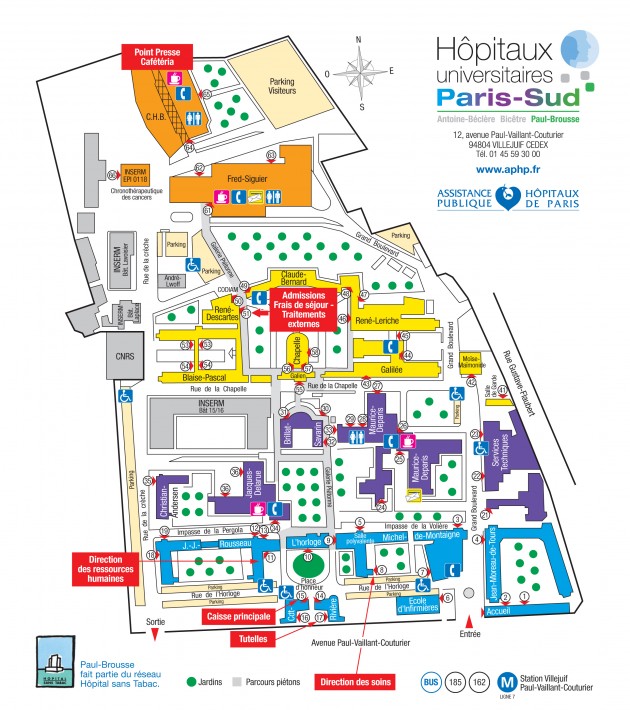 Plan De L'hôpital Paul-Brousse | Aphp