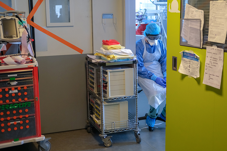 Reportage photo exclusif sur le front