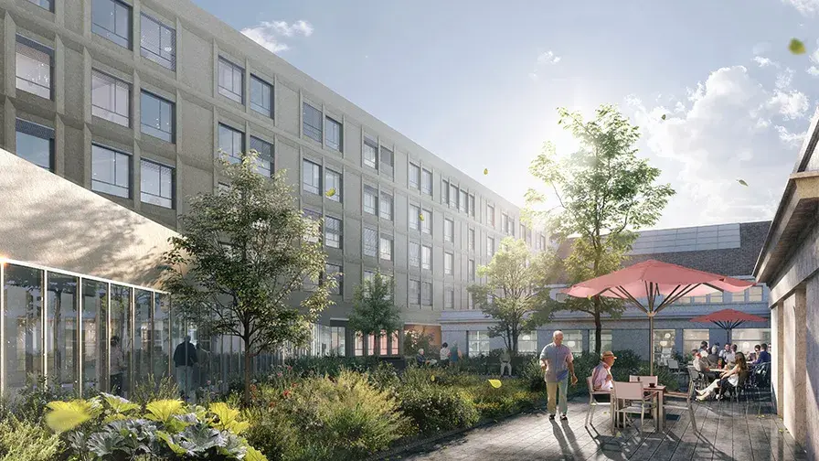 Emile-Roux_AP-HP_- perspective exterieure- illustration non contractuelle.png