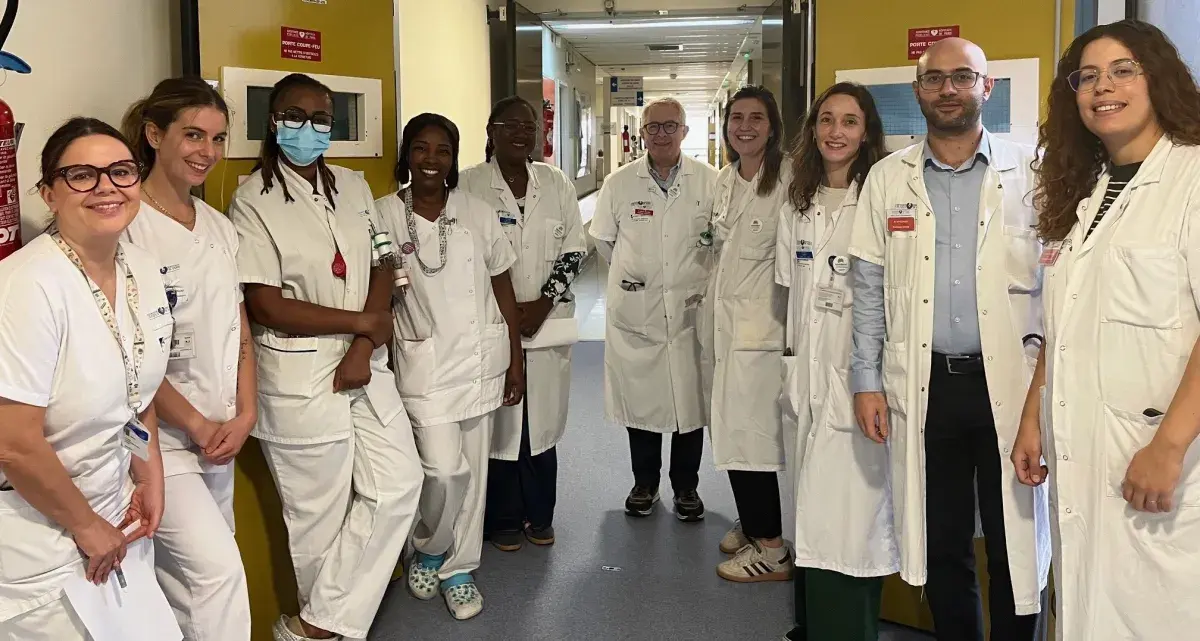 Equipe de cancérologie de l'HDJ de l'hôpital Bichat