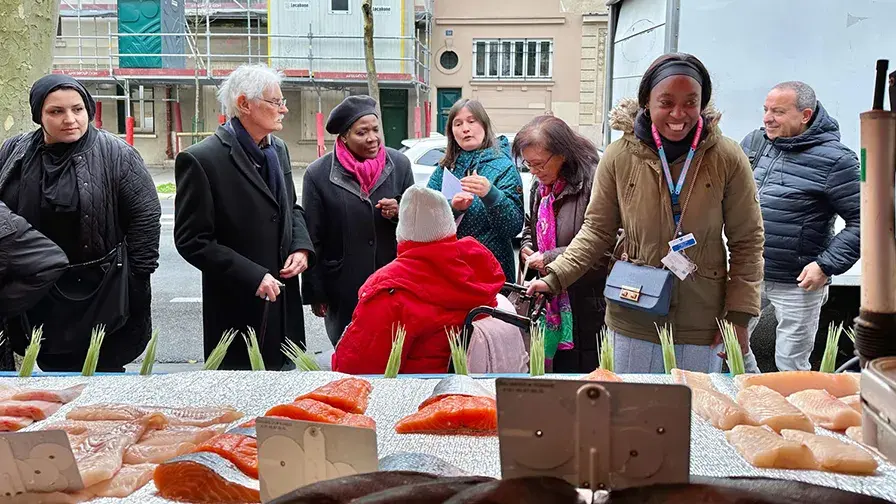 "Marcher au marché" atelier d'éducation thérapeutique à l'hôpital Tenon AP-HP