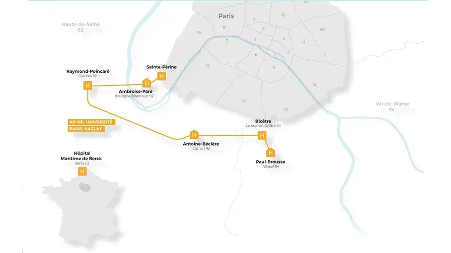 Le GHU AP-HP. Université Paris-Saclay 