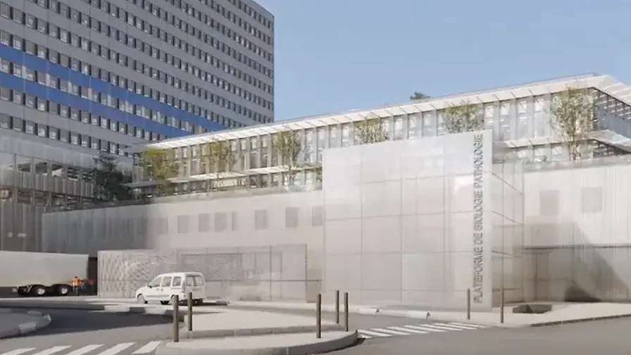 La future plateforme universitaire de biologie et pathologie de l’hôpital Henri-Mondor AP-HP