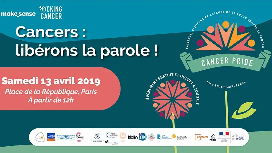 Invitation Cancer Pride 13 avril 2019