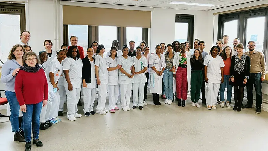 L'équipe du service de gastroentérologie de l'hôpital Bicêtre AP-HP