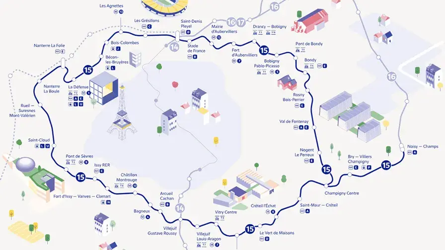 Future ligne15 du métro