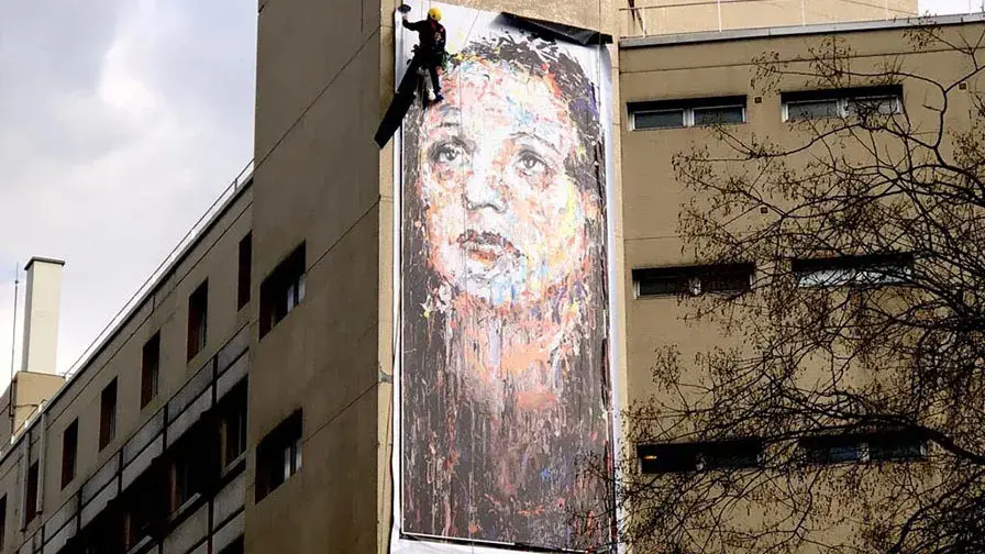 "Édith Piaf" de l'artiste HOM NGUYEN 