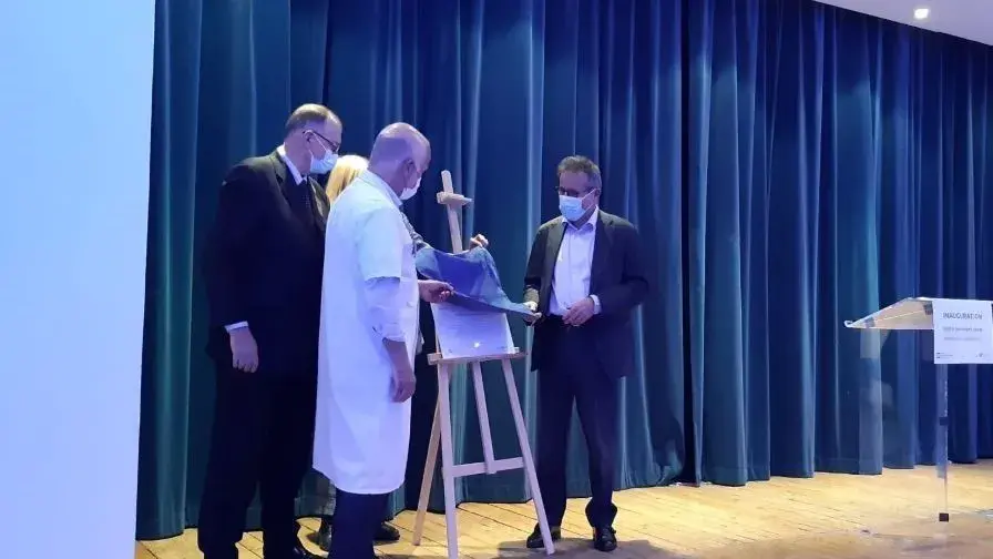 Inauguration de l'unité parasport santé à l'hôpital Raymond-Poincaré AP-HP