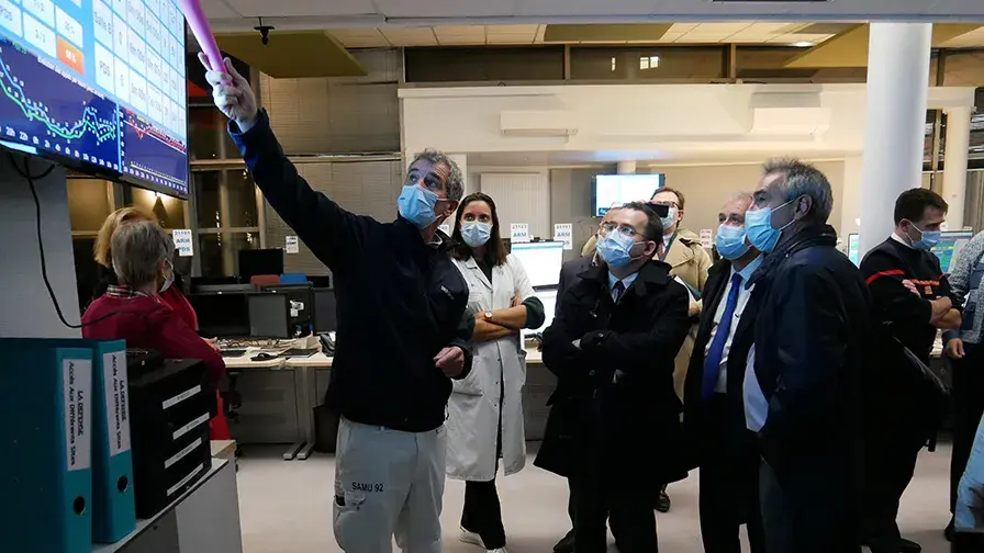 Inauguration CRRA SAMU 92