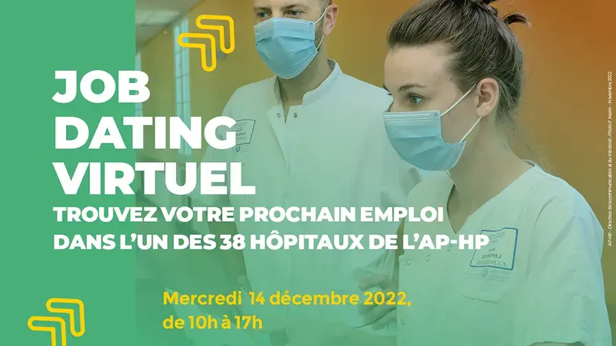 Job dating virtuel de l’AP-HP 14/12/2022