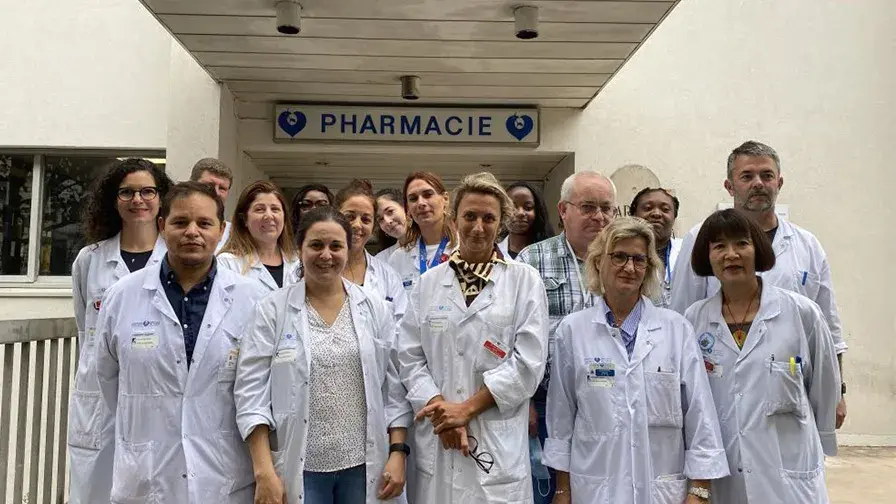 Equipe de la pharmacie de l'hôpital Pitié-Salpêtrière AP-HP