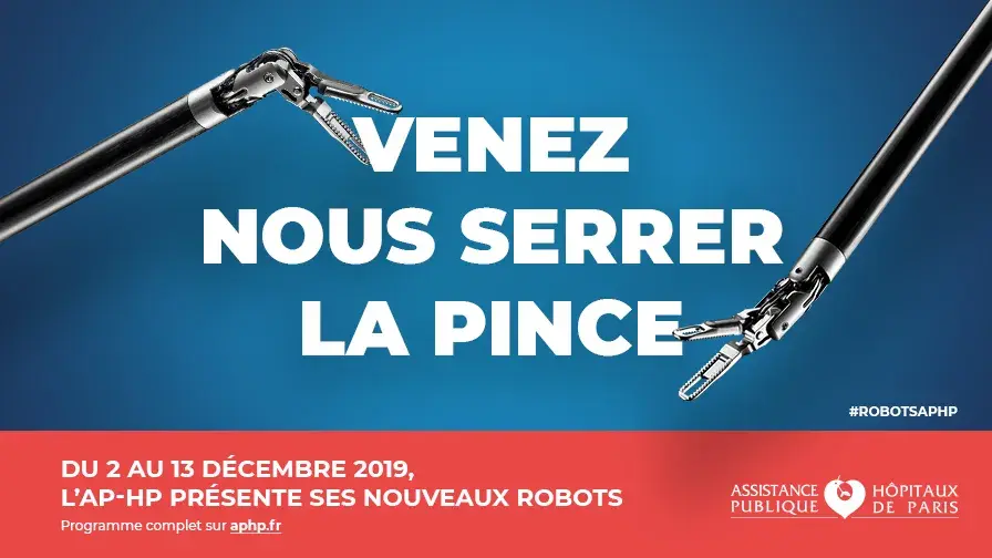 Du 2 au 13 décembre, l’AP-HP présente ses nouveaux robots !