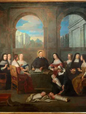 Saint Vincent de Paul et les Dames de la charité