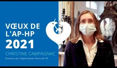 Vœux de l'hôpital Sainte-Périne AP-HP 2021 - Christine Campagnac