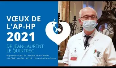 Vœux de l'hôpital Sainte-Périne AP-HP 2021 - Dr Jean-Laurent Le Quintrec