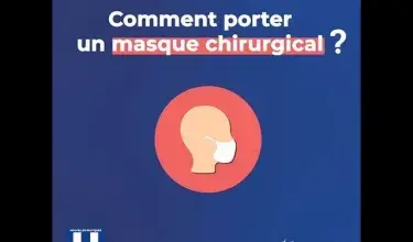 Comment porter un masque chirurgical ?
