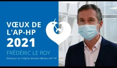 Vœux de l'hôpital Antoine-Béclère AP-HP 2021- Frédéric Le Roy