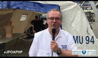 JPO 2018 | Dr Éric Lecarpentier présente l'atelier de formation aux premiers soins d'urgence