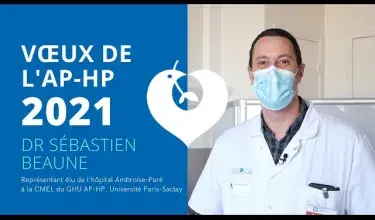 Vœux de l'hôpital Ambroise-Paré AP-HP 2021 - Dr Sébastien Beaune