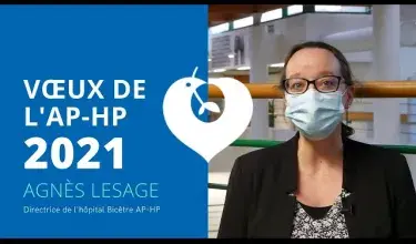 Vœux de l'hôpital Bicêtre AP-HP 2021 - Agnès Lesage