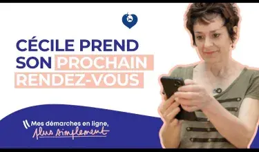 Mes démarches en ligne, plus simplement - Cécile prend son prochain rendez-vous